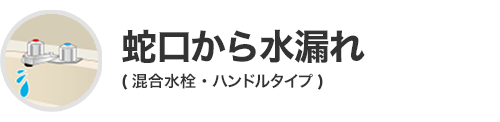 蛇口から水漏れ