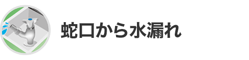 蛇口から水漏れ