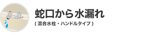 蛇口から水漏れ